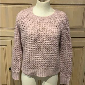 Pink knit sweater